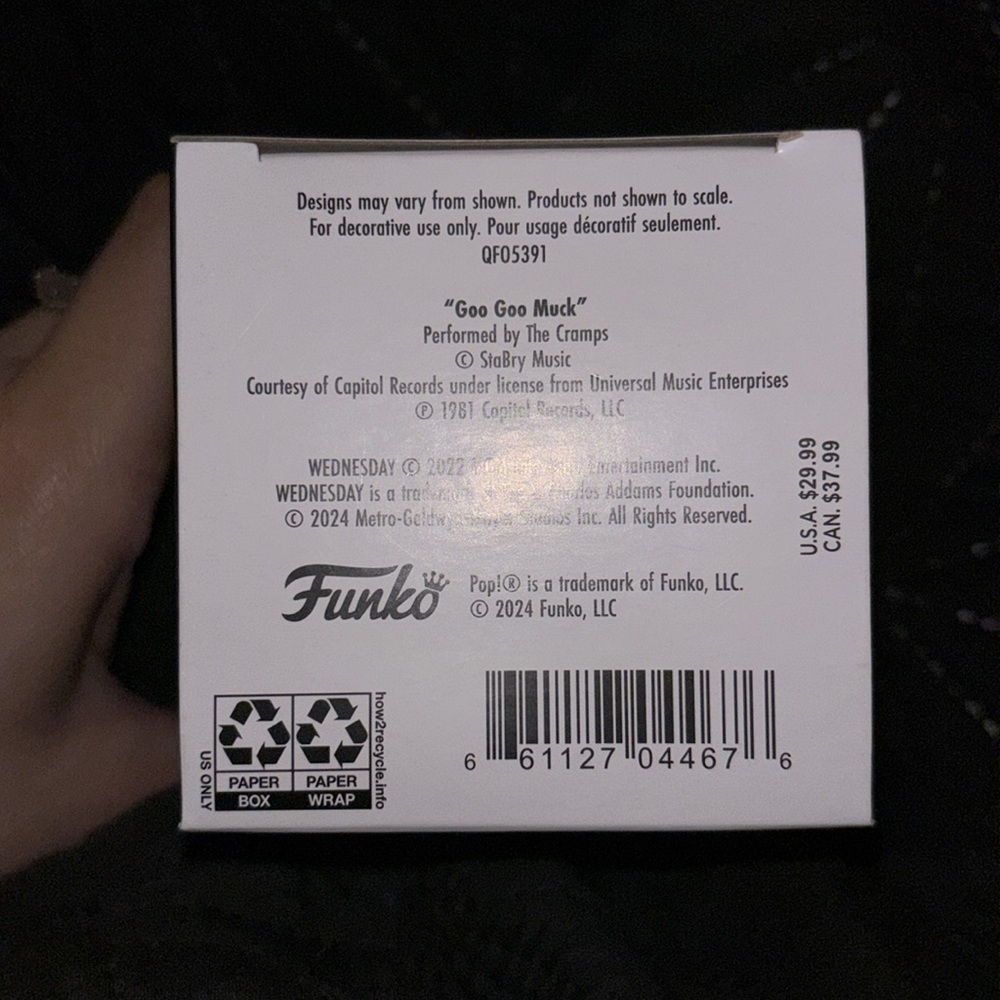 Funko Pop! Wednesday’s Rave’N Dance Musical Hallmark Keepsake Ornament - Picture 6 of 6